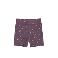 Organic Cotton Everyday Bike Short - Goldie Huckleberry Large Childrens Short from Jamie Kay NZ