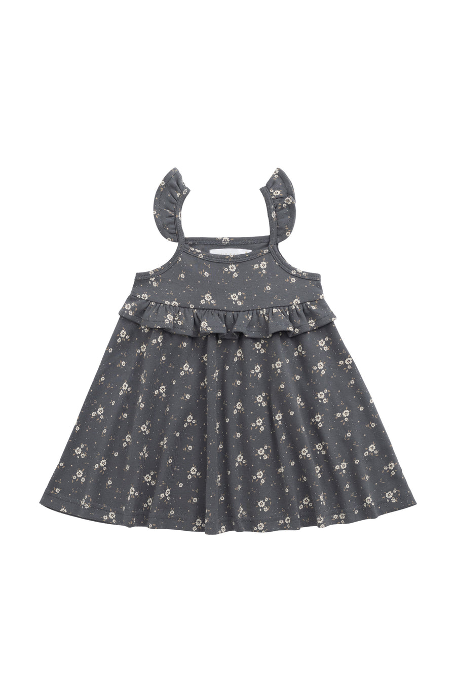 Organic Cotton Molly Dress - Lulu Bloom Lava Childrens Dress from Jamie Kay NZ