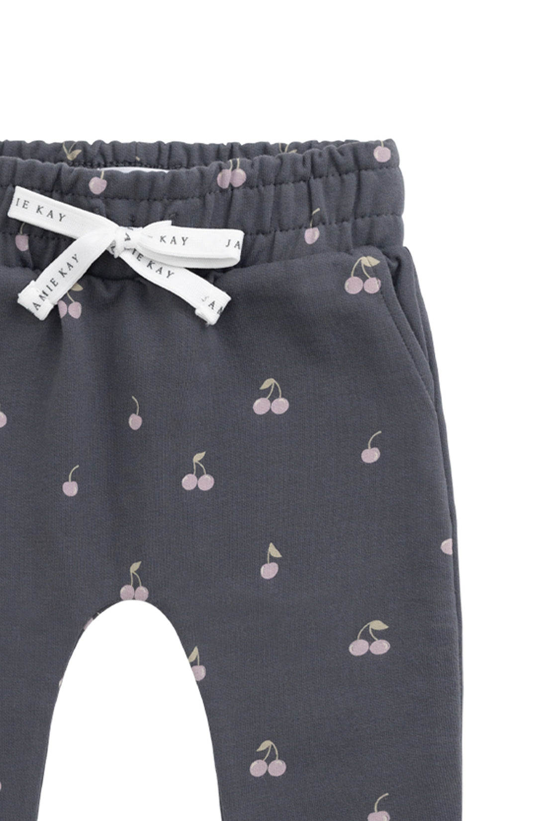 Organic Cotton Morgan Track Pant - Cherry Love Lava Childrens Pant from Jamie Kay NZ