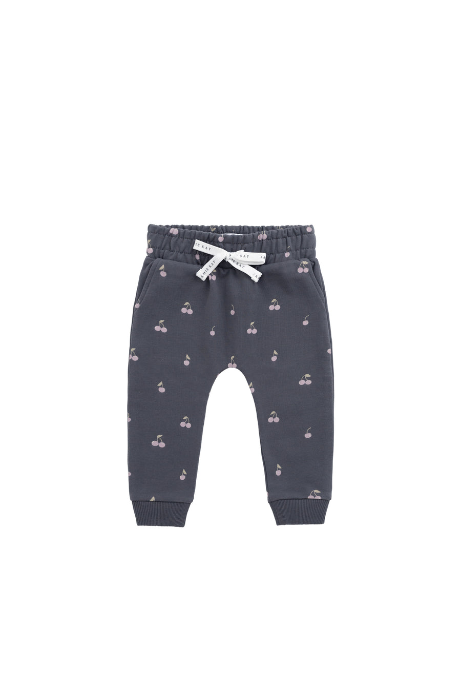 Organic Cotton Morgan Track Pant - Cherry Love Lava Childrens Pant from Jamie Kay NZ