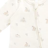 Organic Cotton Reese Zip Onepiece - Pennys Baby Friends Childrens Pyjama from Jamie Kay NZ