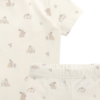 Organic Cotton Skye Short Sleeve Pyjama Set - Pennys Baby Friends Childrens Pyjama from Jamie Kay NZ