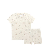 Organic Cotton Skye Short Sleeve Pyjama Set - Pennys Baby Friends Childrens Pyjama from Jamie Kay NZ