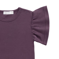 Pima Cotton Leah Top - Blackberry Childrens Top from Jamie Kay NZ