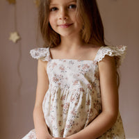 Organic Cotton Elodie Dress - Selena Blush Childrens Dress from Jamie Kay NZ