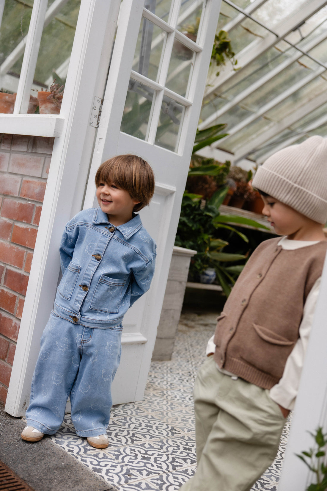 Axel Jacket - Bowie Bear Denim Childrens Jacket from Jamie Kay NZ