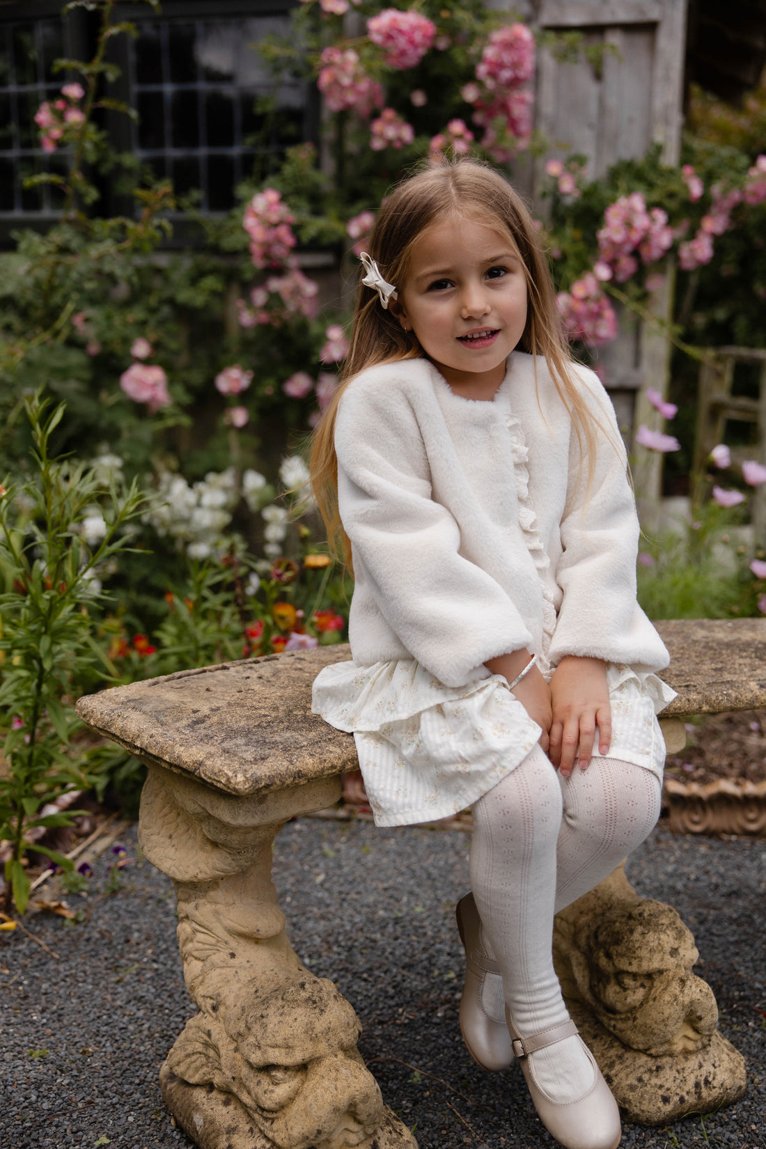 Bowie Jacket - Vanilla Childrens Footwear from Jamie Kay NZ