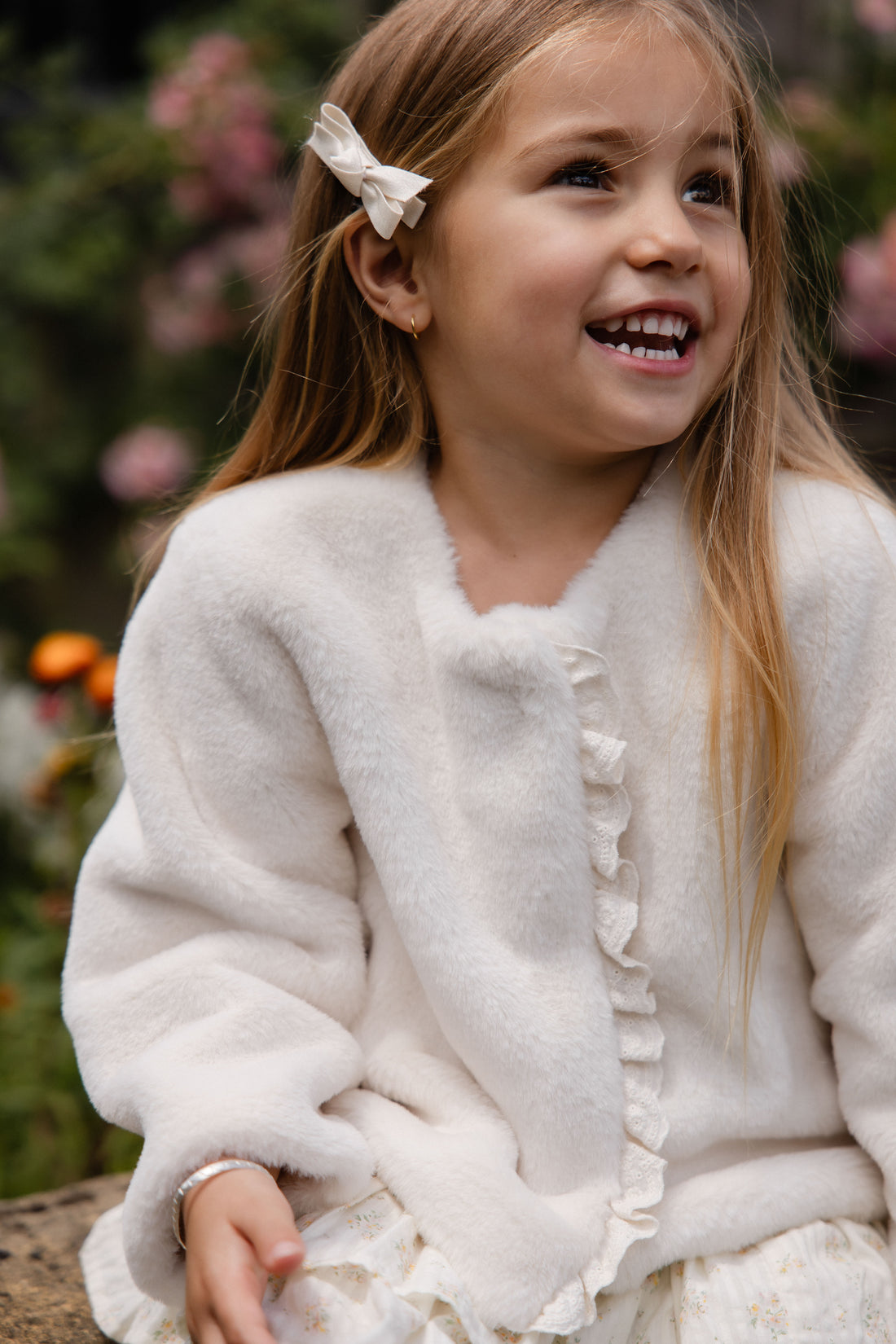 Bowie Jacket - Vanilla Childrens Footwear from Jamie Kay NZ