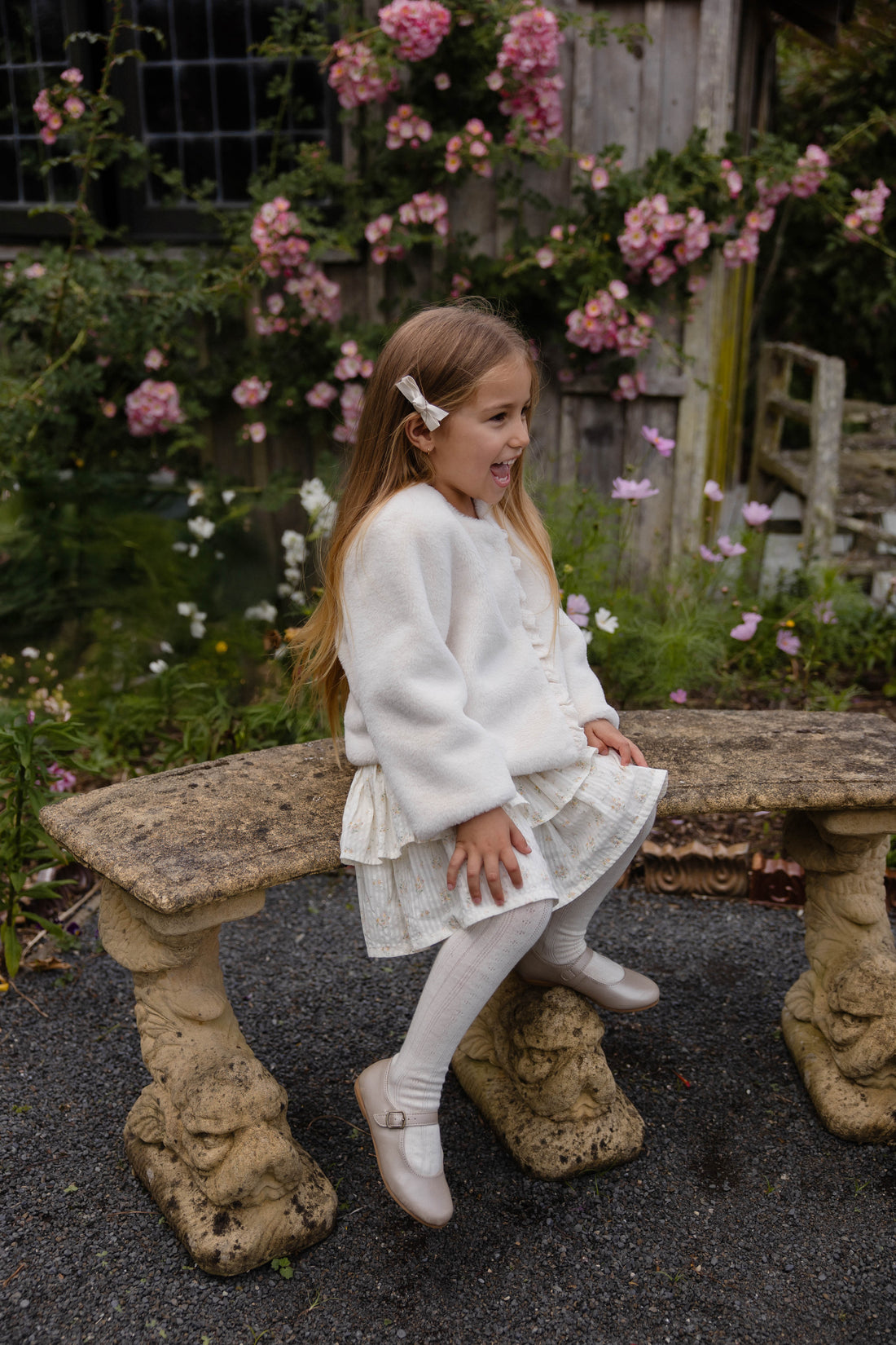 Bowie Jacket - Vanilla Childrens Footwear from Jamie Kay NZ