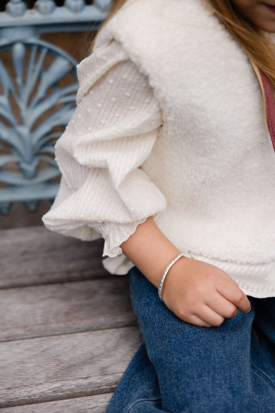 Organic Cotton Cecile Top - Parchment Childrens Top from Jamie Kay NZ
