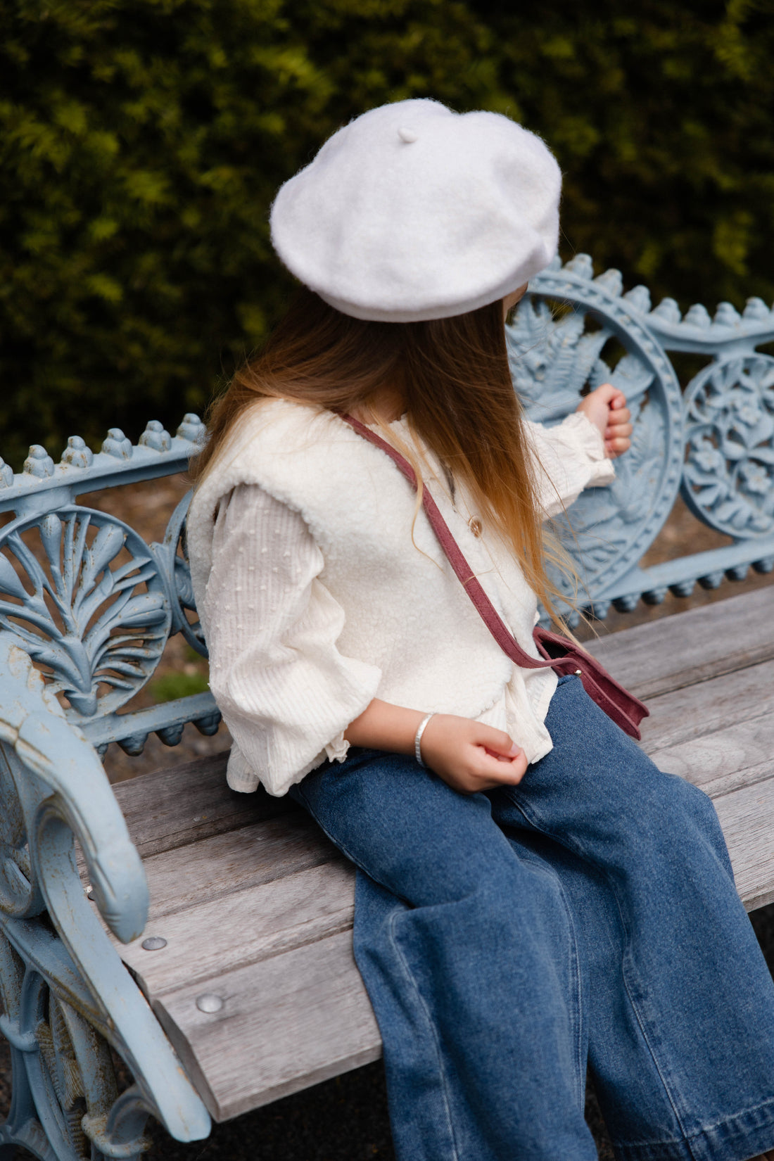 Petal Vest - Natural Childrens Vest from Jamie Kay NZ