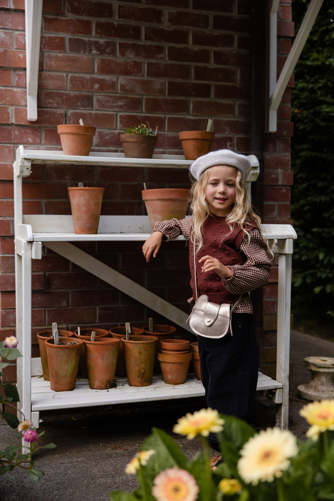 Albie Vest - Chocolate Chip Childrens Vest from Jamie Kay NZ