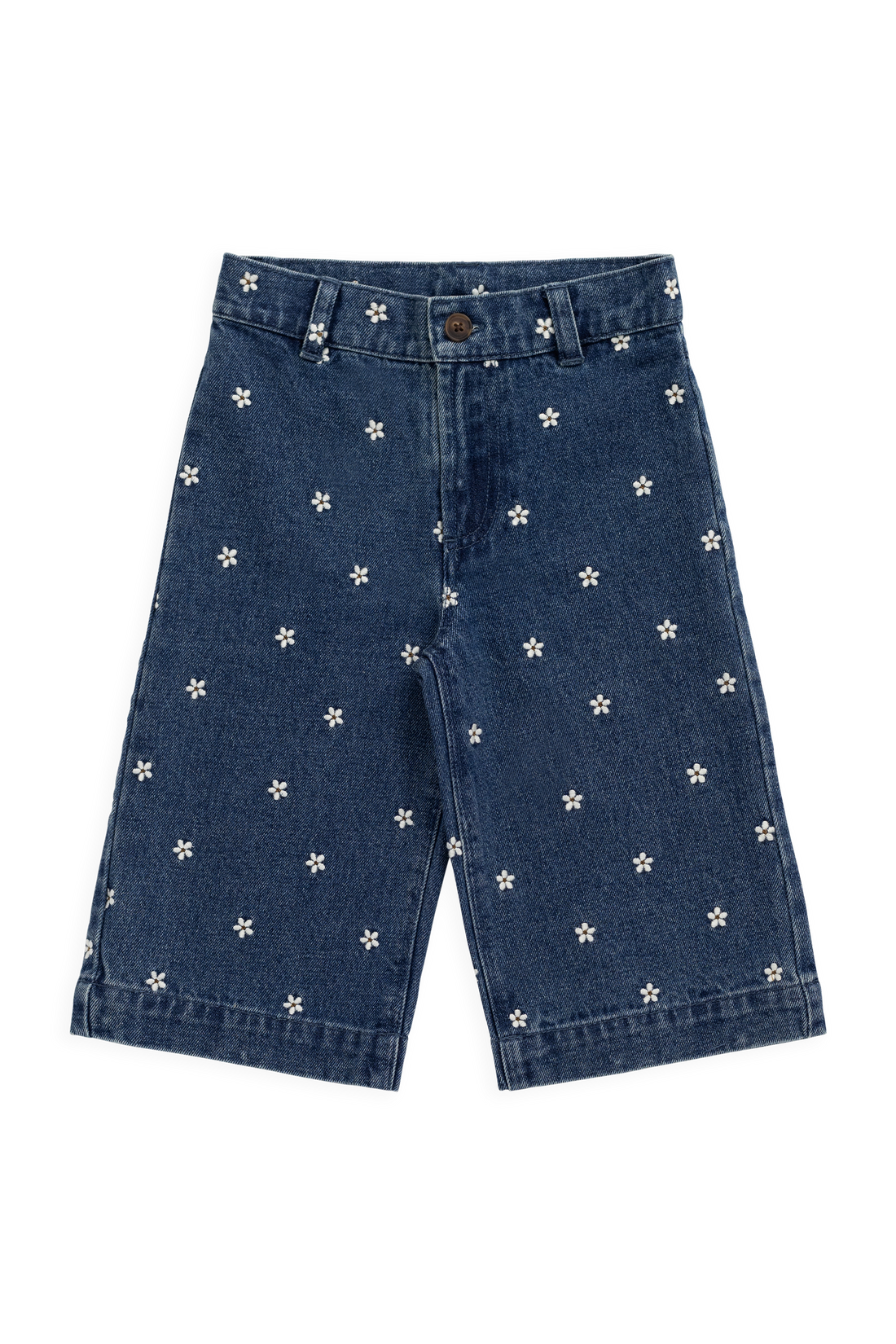 Amandine Pant - Josie Floral Denim Childrens Pant from Jamie Kay NZ