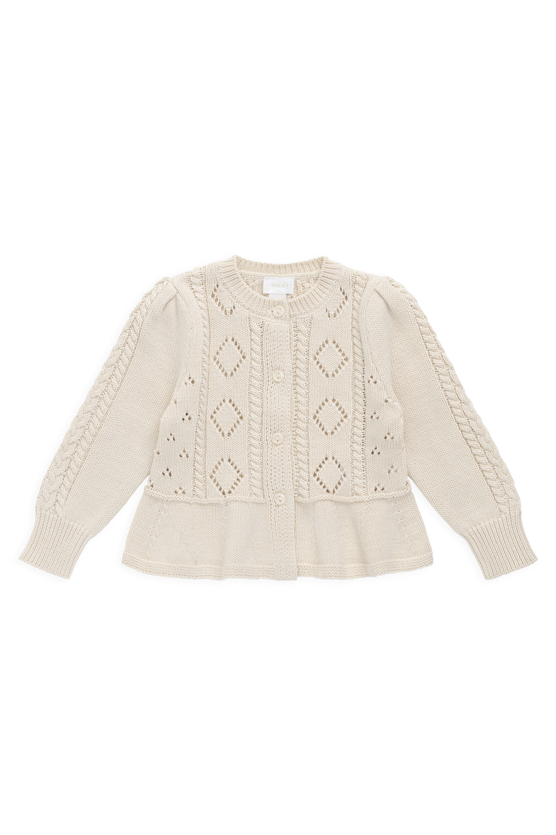 Annabelle Cardigan - Vanilla Childrens Cardigan from Jamie Kay NZ