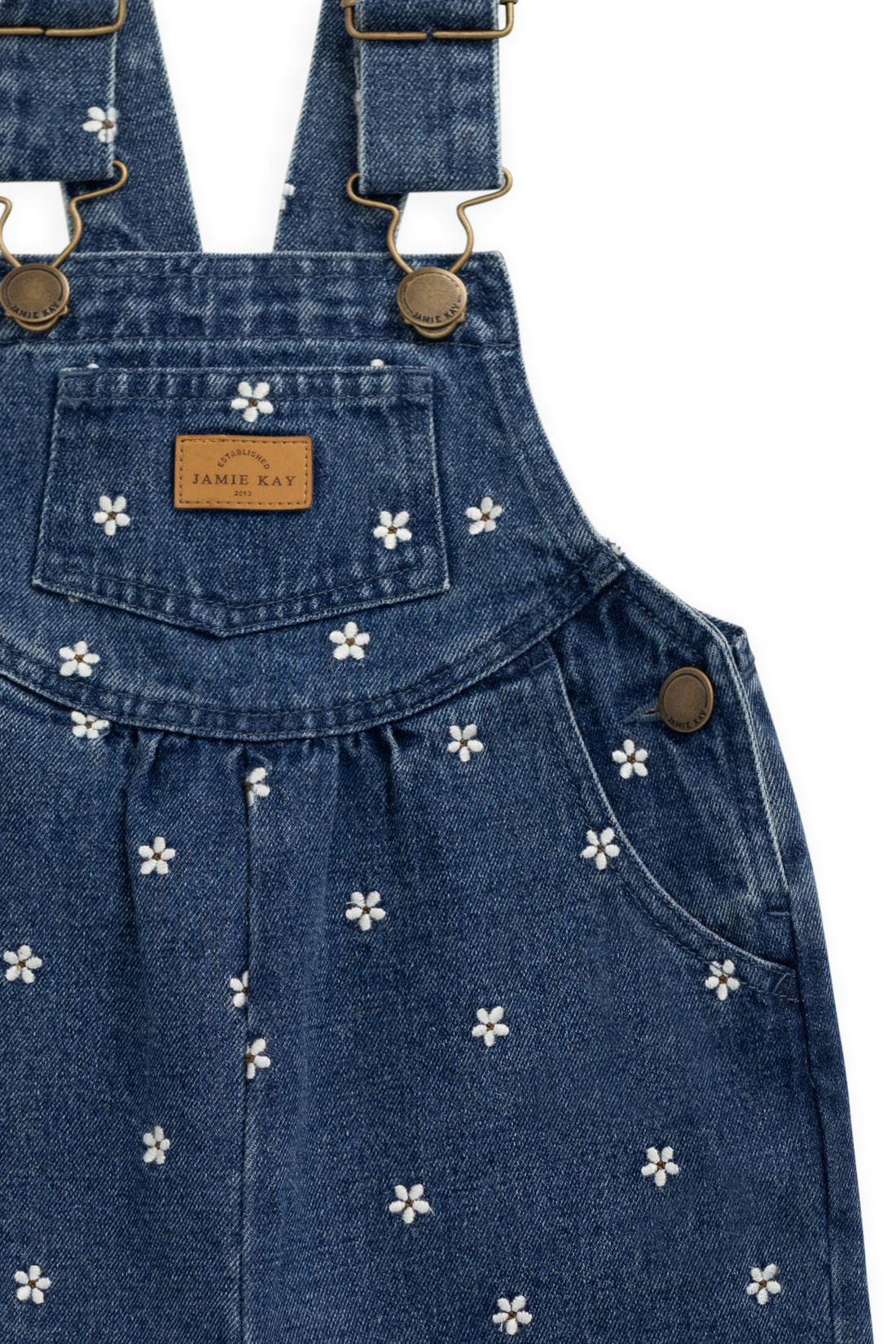 Cecil Overall - Josie Floral Denim Childrens Overall from Jamie Kay NZ