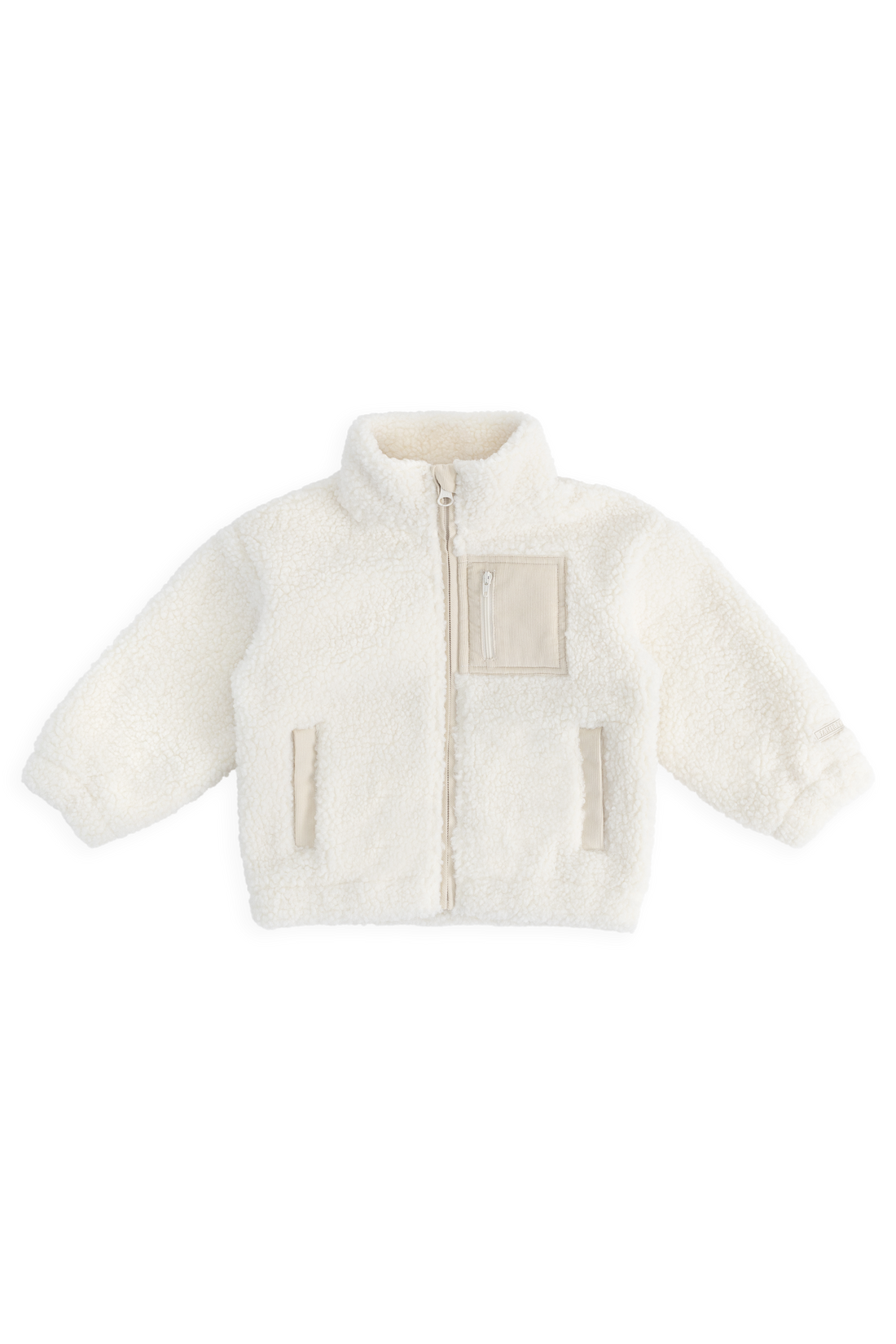 Ezra Sherpa Jacket - Natural Childrens Jacket from Jamie Kay NZ