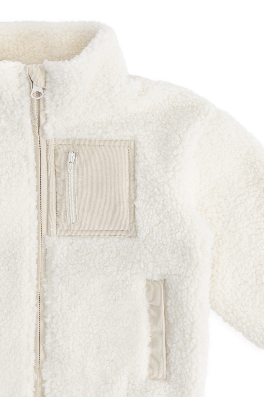 Ezra Sherpa Jacket - Natural Childrens Jacket from Jamie Kay NZ