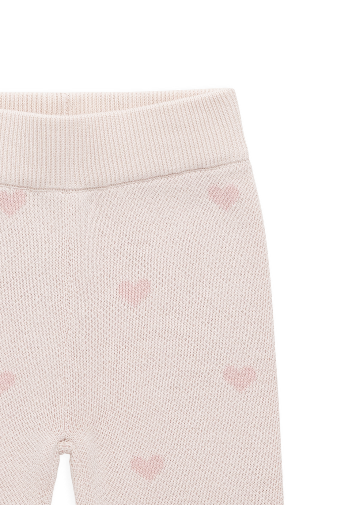 Kate Legging - Kate Heart Jacquard Cotton Candy Childrens Legging from Jamie Kay NZ