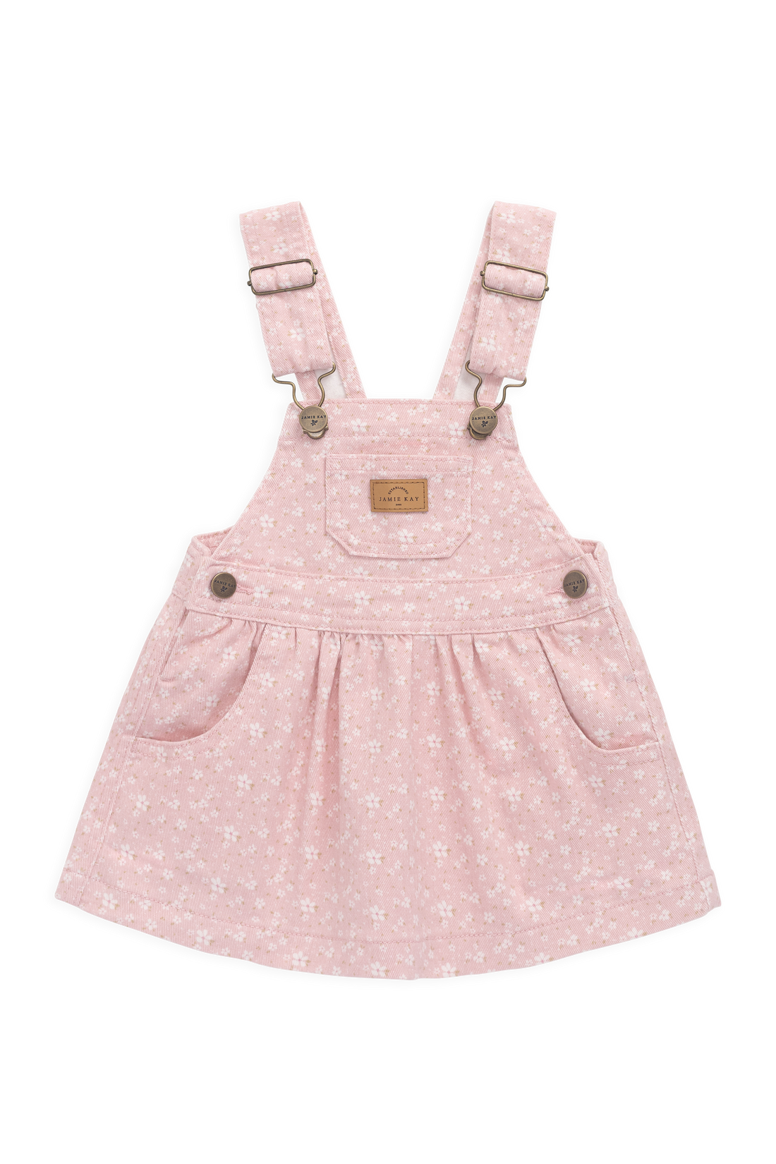 Norah Overall Dress - Paula Powder Childrens Dress from Jamie Kay NZ
