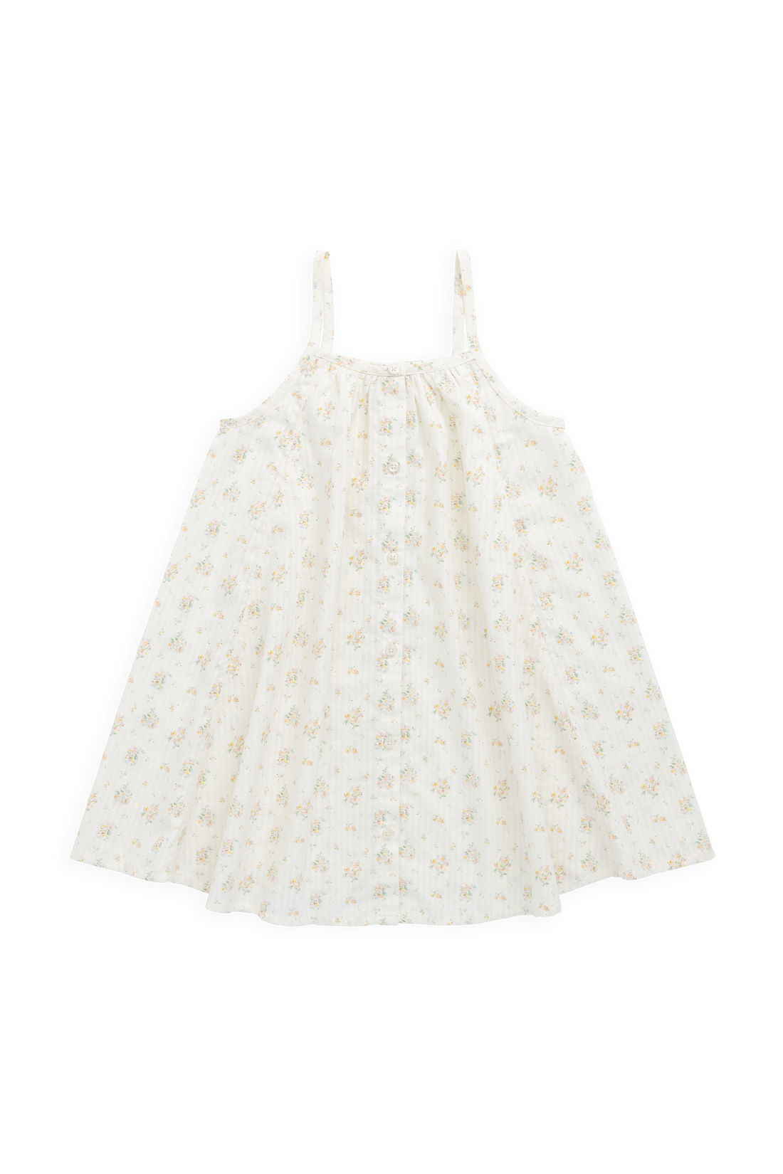 Organic Cotton Cosette Dress - Justine Parchment Childrens Dress from Jamie Kay NZ
