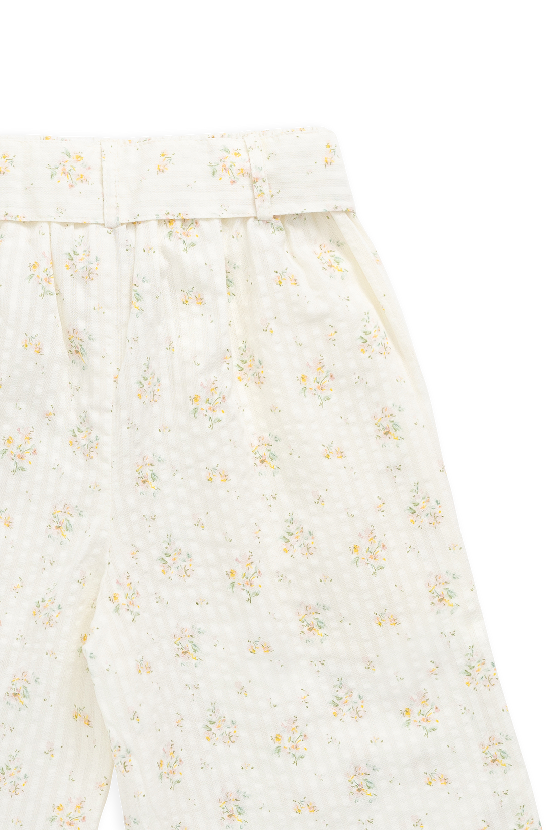 Organic Cotton Cosette Pant - Justine Parchment Childrens Pant from Jamie Kay NZ