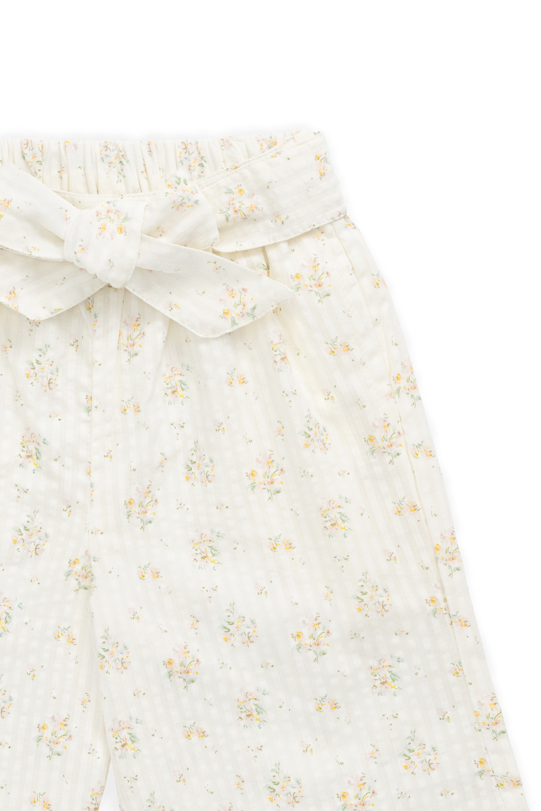 Organic Cotton Cosette Pant - Justine Parchment Childrens Pant from Jamie Kay NZ