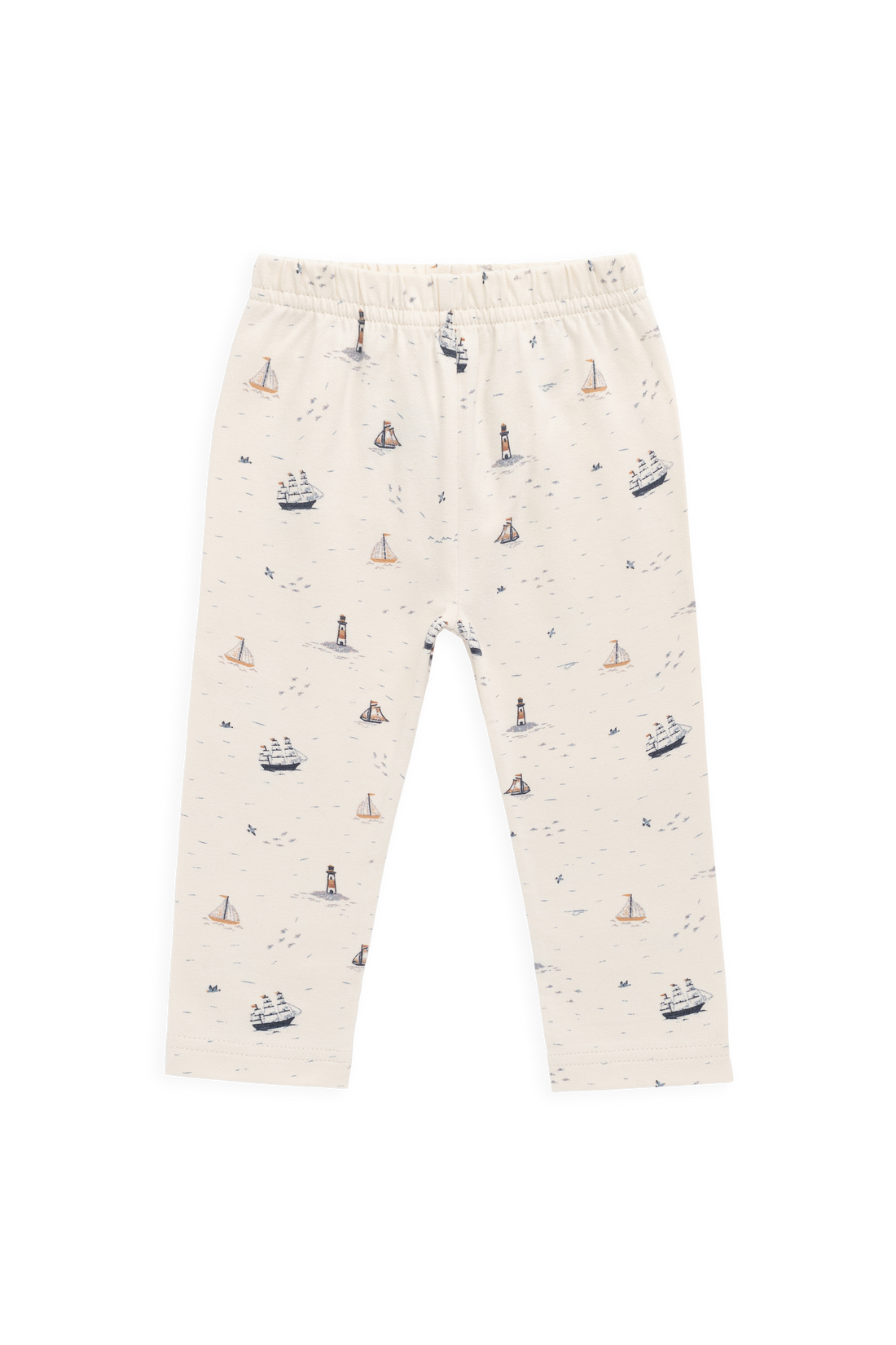 Organic Cotton Everyday Legging - Sailing Day Childrens Legging from Jamie Kay NZ