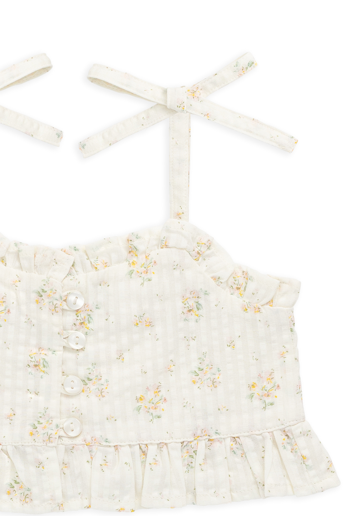Organic Cotton Mirabel Top - Justine Parchment Childrens Top from Jamie Kay NZ
