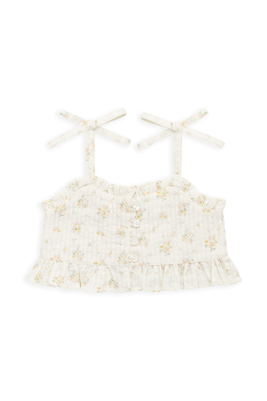 Organic Cotton Mirabel Top - Justine Parchment – Jamie Kay NZ