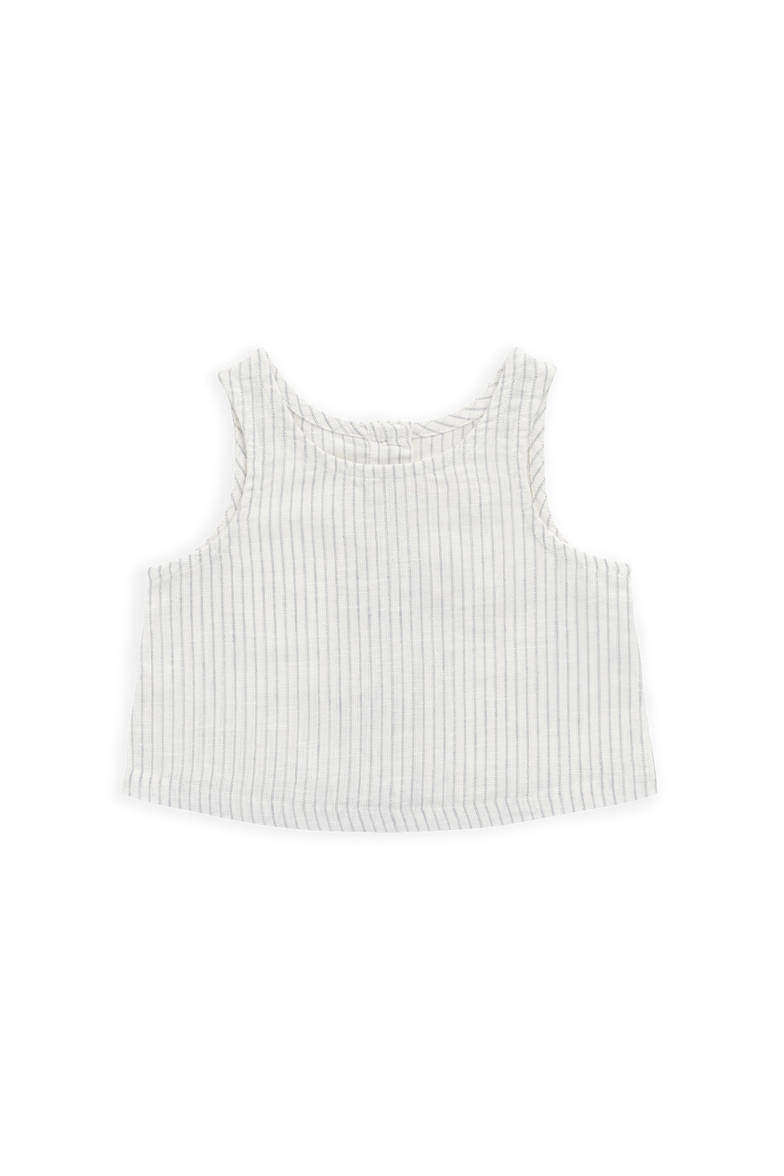 Organic Cotton Winslow Top - Mini Pinstripe Parchment / Dawn Childrens Top from Jamie Kay NZ