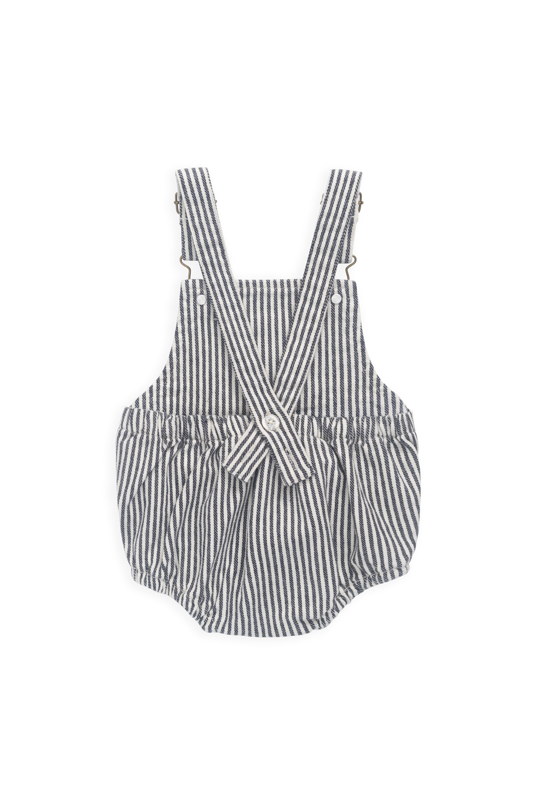 Pax Playsuit - Sailor Stripe Eclipse/Cloud Childrens Playsuit from Jamie Kay NZ