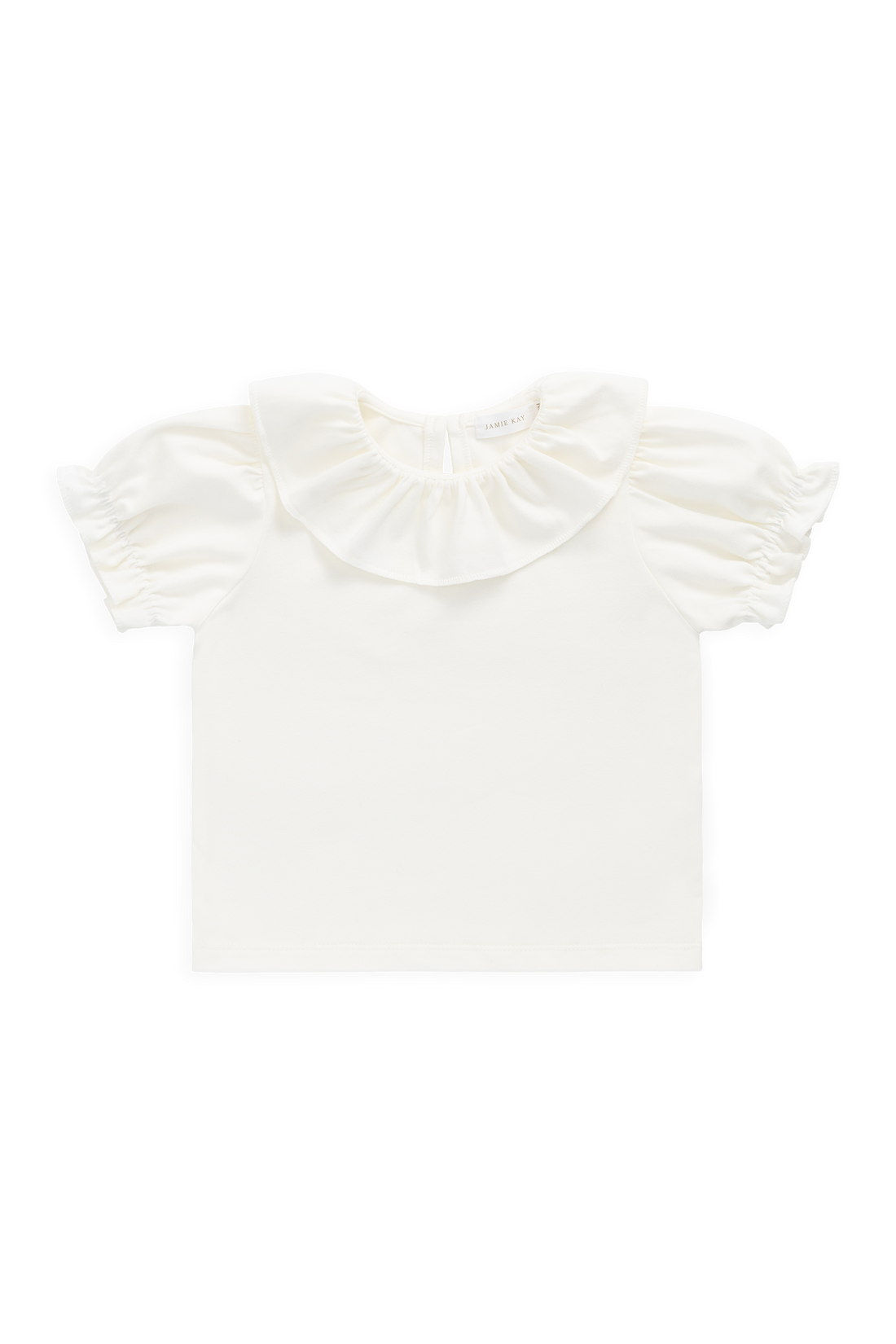 Pima Cotton Livvy Top - Parchment Childrens Top from Jamie Kay NZ