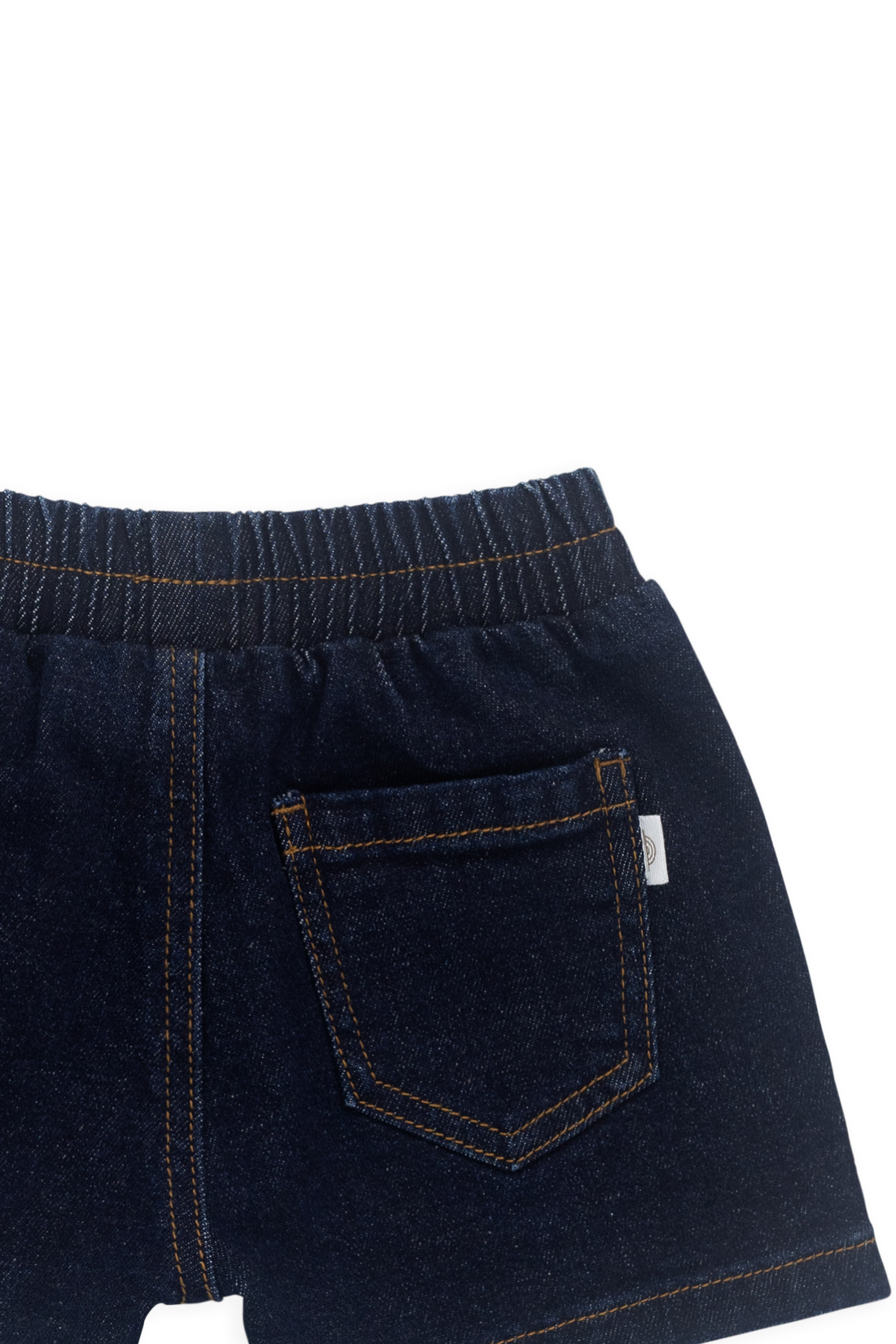 Reid Denim Short - Mid Indigo Denim Childrens Short from Jamie Kay NZ
