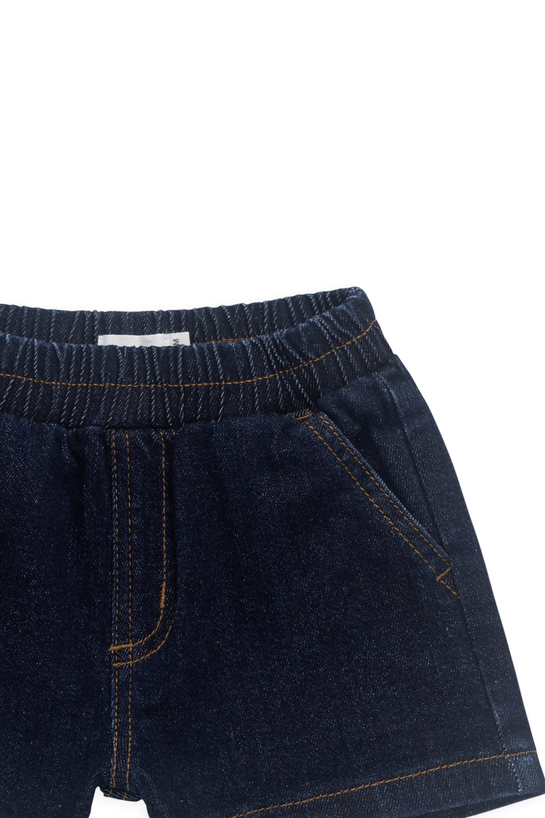 Reid Denim Short - Mid Indigo Denim Childrens Short from Jamie Kay NZ