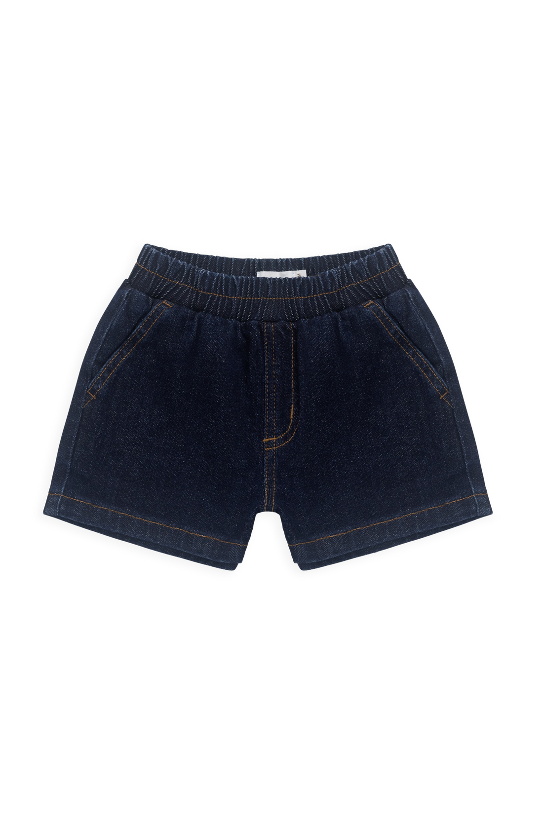 Reid Denim Short - Mid Indigo Denim Childrens Short from Jamie Kay NZ