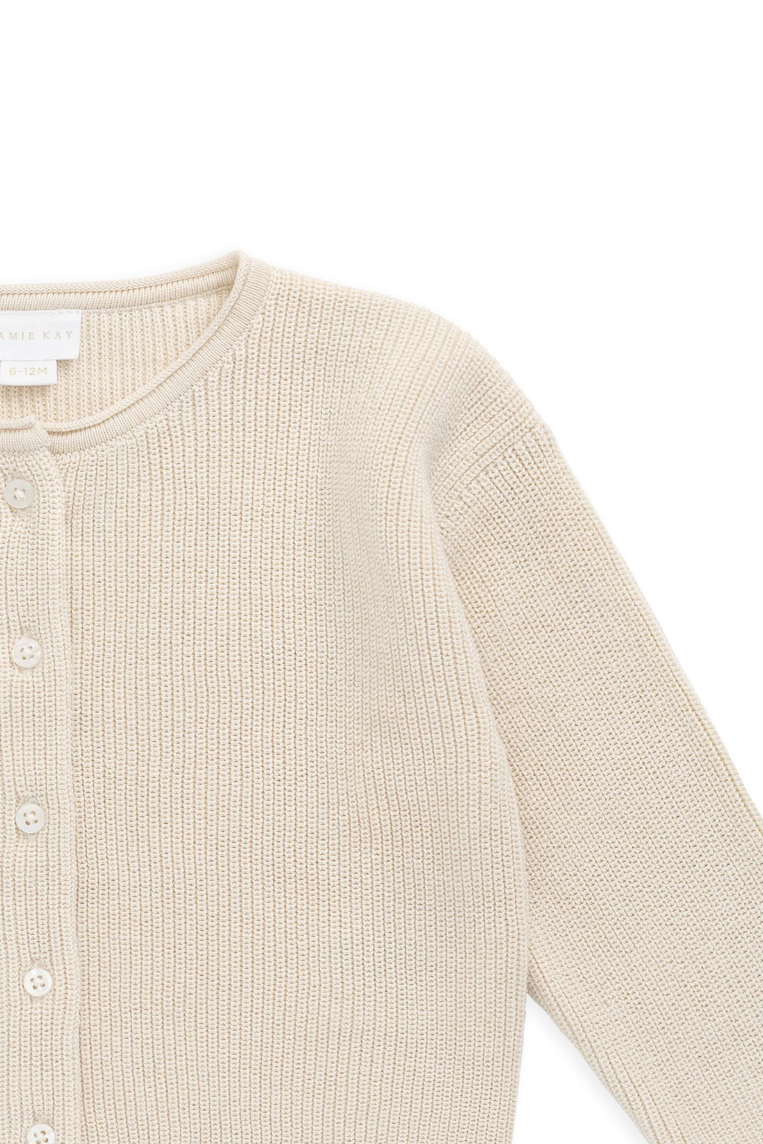 Sally Cardigan - Vanilla Childrens Cardigan from Jamie Kay NZ