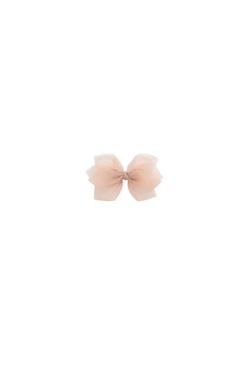 Fairy Bow - Shell Pink Childrens Bow from Jamie Kay NZ