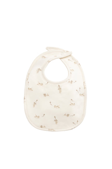 Organic Cotton Bib - Kitten and His Kites Childrens Bib from Jamie Kay NZ