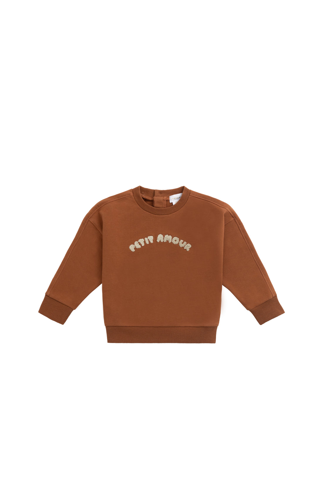 Organic Cotton Georgie Sweatshirt - Mon Petite Amour Ginger Childrens Top from Jamie Kay NZ