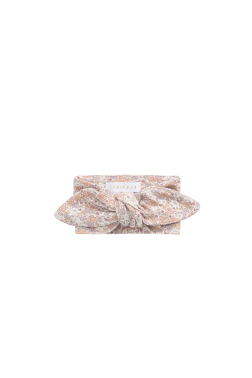 Organic Cotton Headband - Chloe Mauve Childrens Headband from Jamie Kay NZ