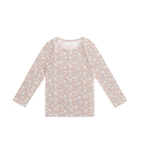 Organic Cotton Long Sleeve Top - Chloe Mauve Childrens Dress from Jamie Kay NZ