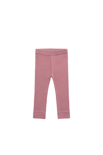 Organic Cotton Modal Everyday Legging - Rose Garden Childrens Legging from Jamie Kay NZ