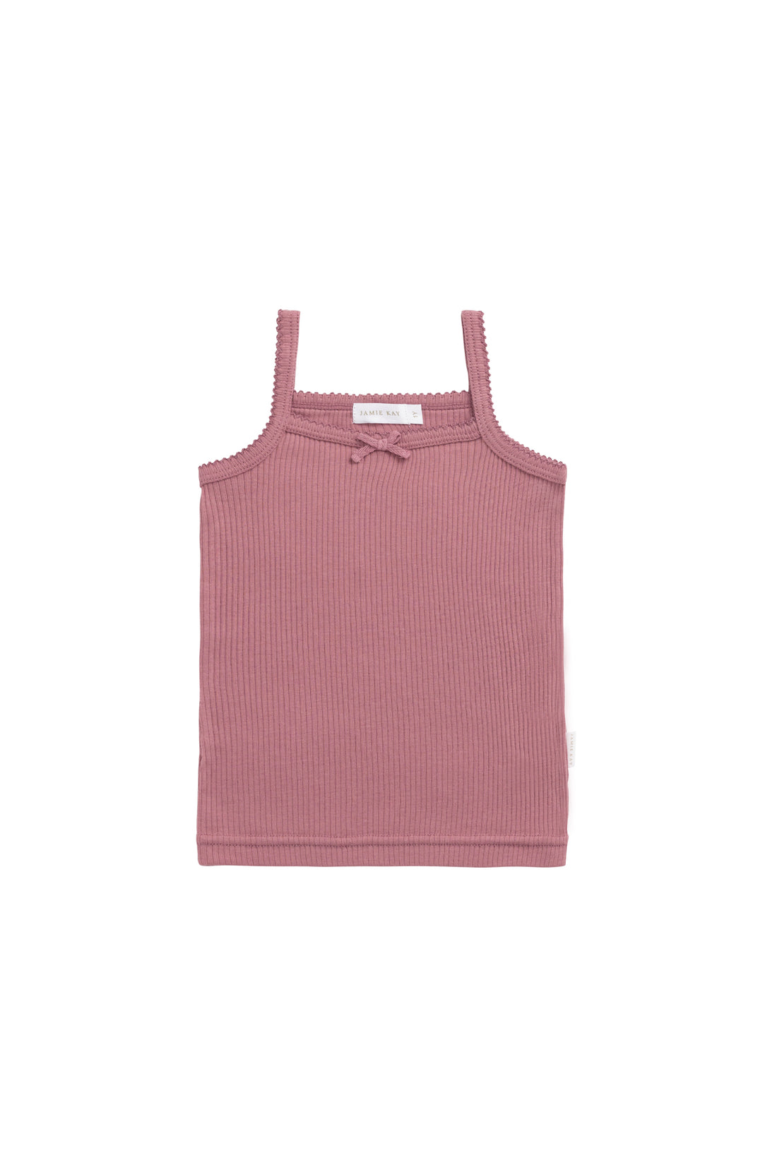 Organic Cotton Modal Singlet - Rose Garden Childrens Singlet from Jamie Kay NZ