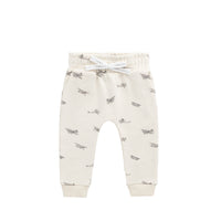 Organic Cotton Morgan Track Pant - Avion Oat Childrens Pant from Jamie Kay NZ