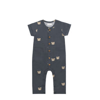 Organic Cotton OG Ryan Onepiece - Bobbie Bears Shadow Childrens Onepiece from Jamie Kay NZ