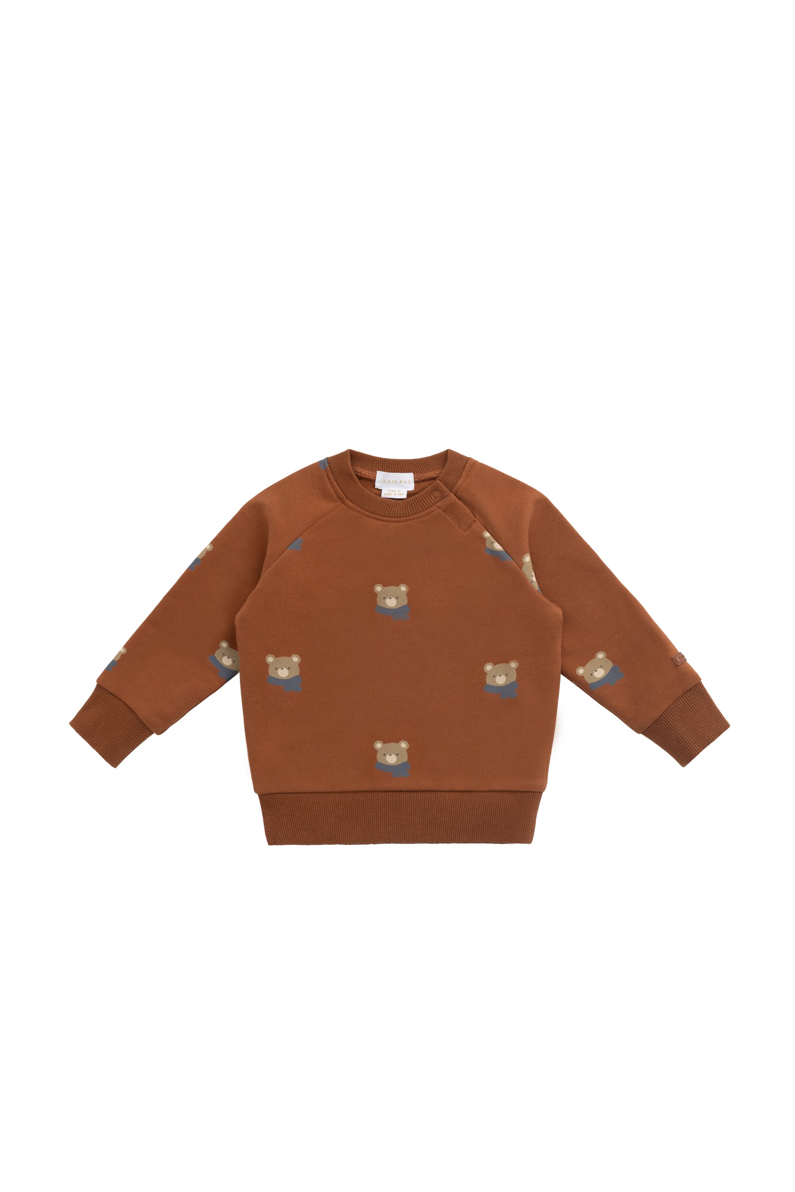 Organic Cotton Tao Sweatshirt - Cosy Bobbie Ginger – Jamie Kay NZ