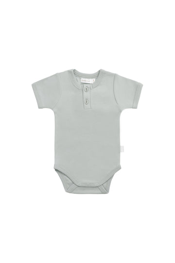 Organic Cotton Benny Tee Bodysuit - Lake Childrens Bodysuit from Jamie Kay NZ