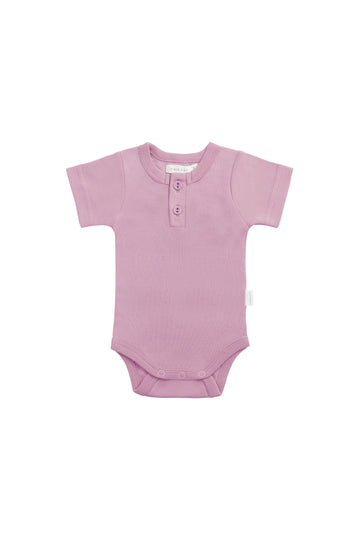 Organic Cotton Benny Tee Bodysuit - Lily Childrens Bodysuit from Jamie Kay NZ