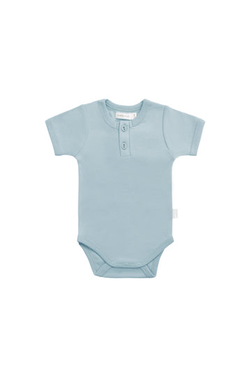 Organic Cotton Benny Tee Bodysuit - Mer Childrens Bodysuit from Jamie Kay NZ