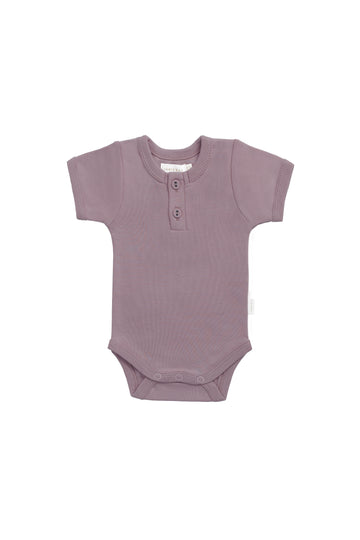 Organic Cotton Benny Tee Bodysuit - Twilight Childrens Bodysuit from Jamie Kay NZ